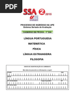 PROVA SSA 2 - 1 Dia