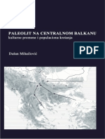 Paleolit Na Centralnom Balkanu - Dušan Mihailović