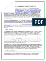 Protocolo de Kioto Sobre El Cambio Climático