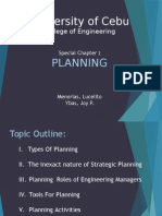 University of Cebu: Planning