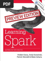 Learning Spark Preview Ed