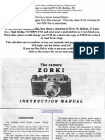 Manual Zorki 1