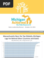 October 14 - Michigan Achieves Event Presentation