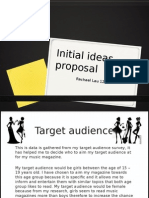 Initial Ideas Proposal