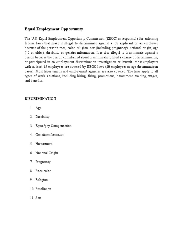 A Comprehensive Guide to Protected Classes and Forms of Discrimination