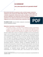 Romper para conocer. Procesos de composición y descomposición en la geometría infantil