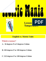 metric celsius lab powerpoint