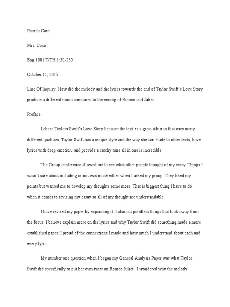 Love Story Romeo And Juliet Characters In Romeo And Juliet