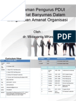 Pengalaman Pengurus PDUI Komisariat Banyumas Dalam Mengemban Amanat Organisasi