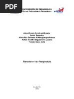 Transdutores de Temperatura