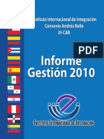 Informe 2011 General IIICAB