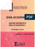 Análisis Matemático para Economista I PDF