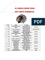 Varsity Schedule