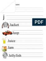Jacket Jeep Juice Jam Jellyfish: The English Alphabet