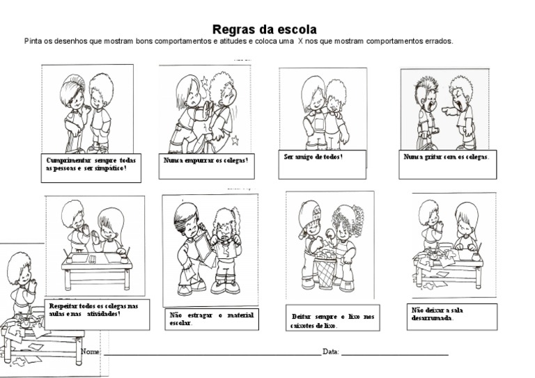 Regras de Comportamento Escolar | PDF