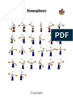 Semaphore Alphabet