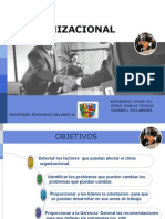 Clima Organizacional Trabajo