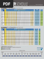 Sprinter Schedule