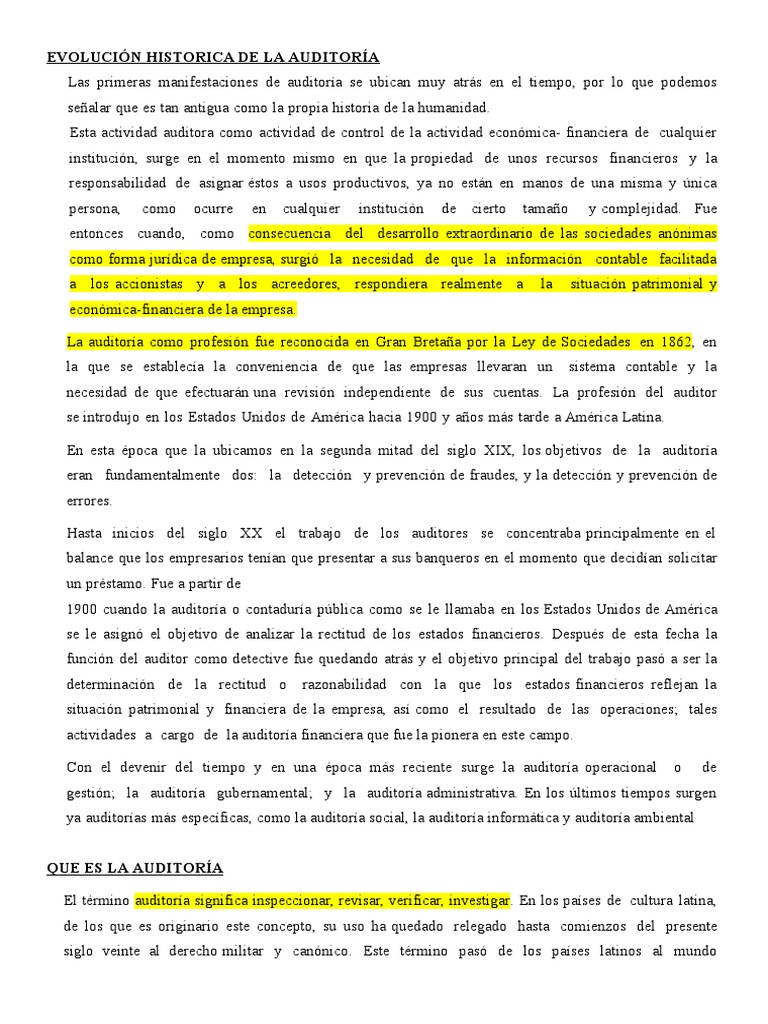 Evolucion de Auditoria Administrativa | Descargar gratis PDF ...