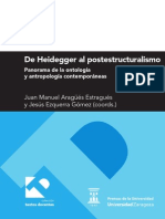 De Heidegger Al Postestructuralismo - Juan Manuel Aragüés y Jesús Ezquerra (Coords.)