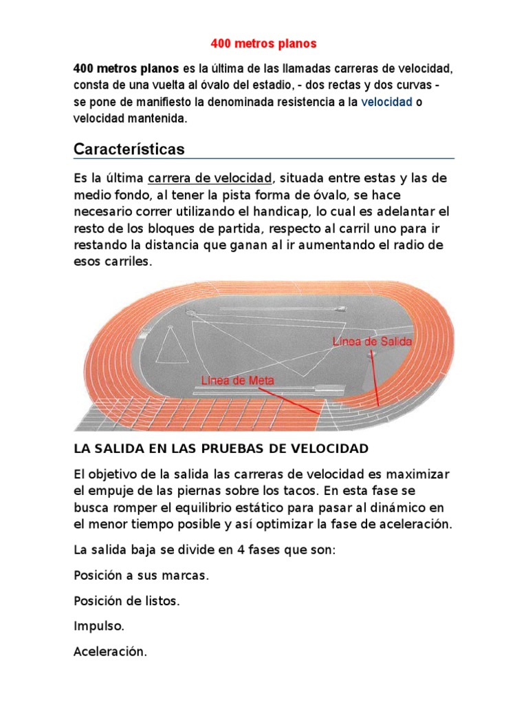 400 Metros Planos XCZXC | PDF | Deportes | Ocio