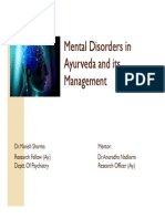 Mental Disorders in Ayurveda