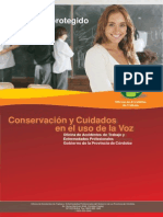 Conservacin y Cuidado de La Voz Para Docentes