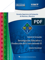 Investigacion Educativa Produccion Conocimientos PDF