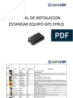 Manual de Instalacion Estandar Equipo Gps Syrus PDF