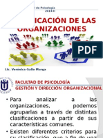 Clasificación de Las Organizaciones