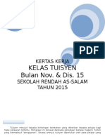 Kertas Kerja Kelas Tuisyen