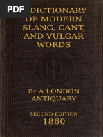 Download A Dictionary of Modern SlangCant and Vulgar Words by Muharem pica SN285310841 doc pdf