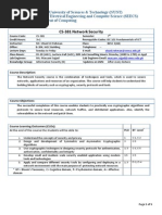 Course Outline - Network Security-BESE-3AB-Fall15 - 2 PDF