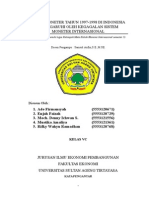 Krisis Moneter Tahun 1997-1998 Di Indonesia Dipengaruhi Oleh Kegagalan Sistem Moneter Internasional