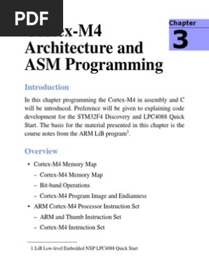 Arm Cortex M4 Architecture Pdf Arm Architecture Random Access Memory