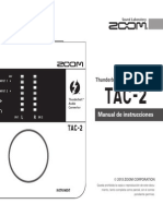 Zoom TAC-2 Manual de Instrucciones (Spanish)