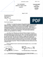 March 17, 2010 memo to Governor David Paterson from Assemblyman Tony Jordon (R-Fort Edward) and Senator Roy McDonald (R-Saratoga) regarding VLT operator selection at Aqueduct