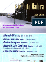Lugo - IV Cursos Vento Madeira - Cartel