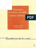 Funciones de Varias Variables Cálculo Diferencial-Uned-1995 PDF