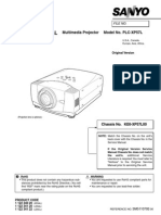 Sanyo PLC-XP57 SM PDF