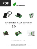 Electromen Product Catalogue 2014