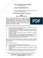 Ley Del Sistema Ecuatoriano de La Calidad - Sinopsis[1]