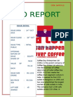 Coffee Day Enterprises Limited: Issue Detail