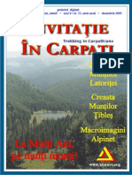 Invitatie in Carpati 2005 Decembrie
