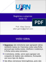 Registros e Arquivos (Aula 12)