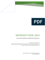 Ejercicios de Excel 2013