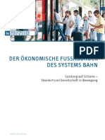 Der Oekonomische Fussabdruck Des Systems Bahn-folder