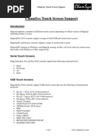 ChamSys Touchscreen Support