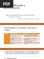 Desmistificando o Gerencialismo