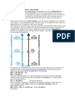 Presiones absolutas y relativas: escalas, diferencias y conversión